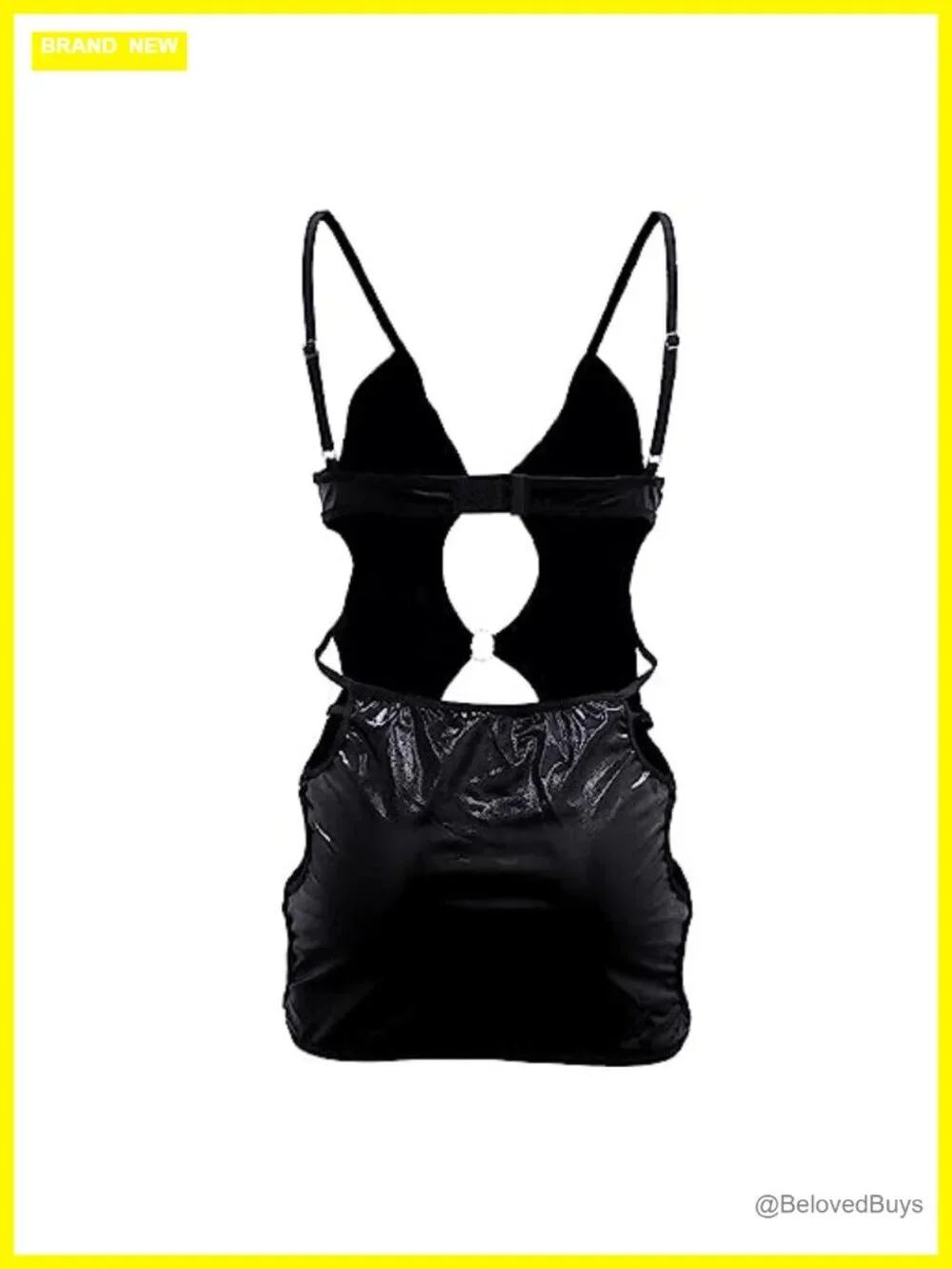 Cut Out Babydoll Nightdress Bodycon Mini Dress
